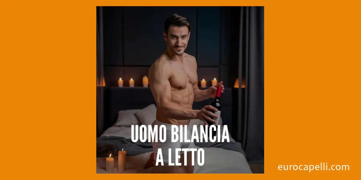 Uomo Bilancia a letto