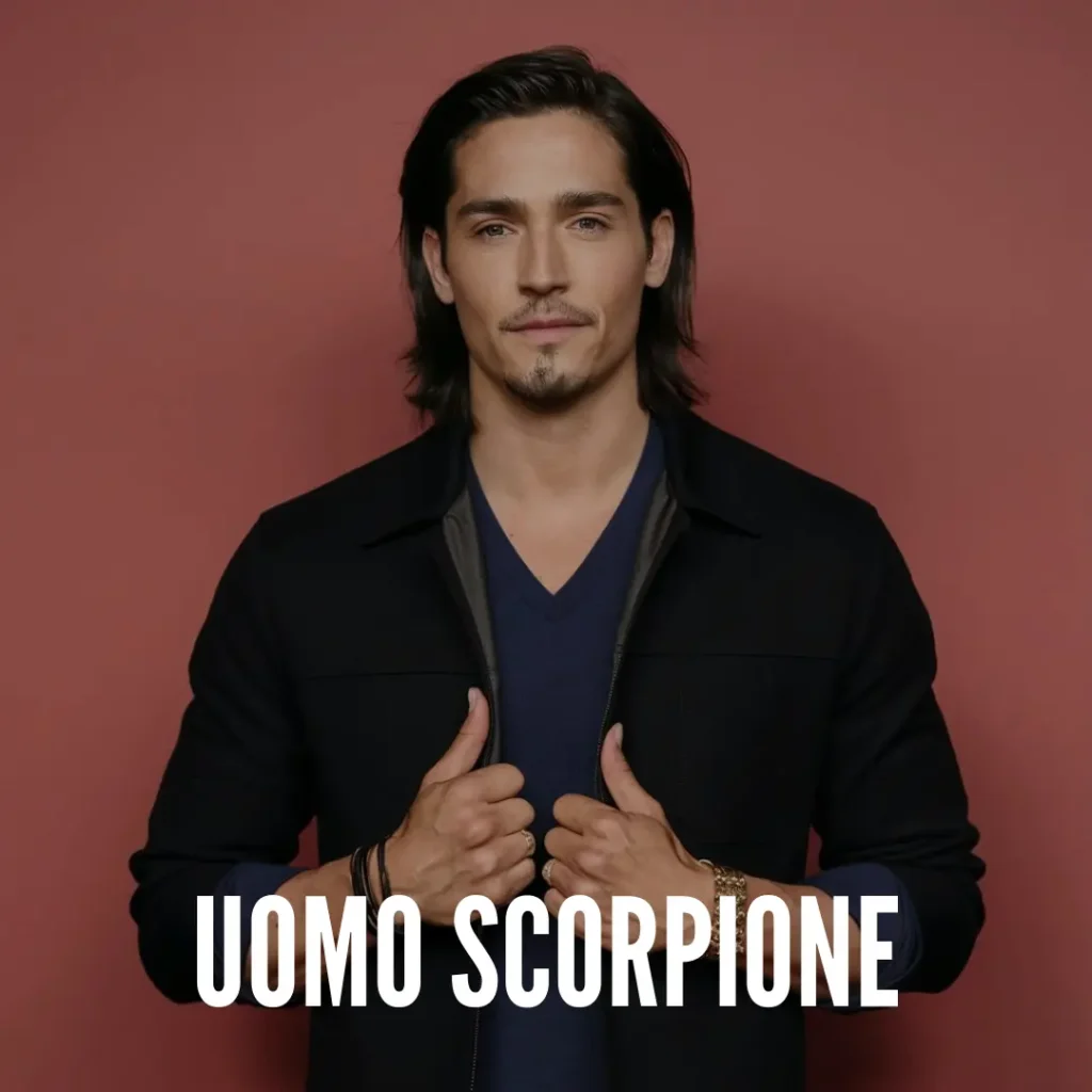 Uomo del segno dello Scorpione 