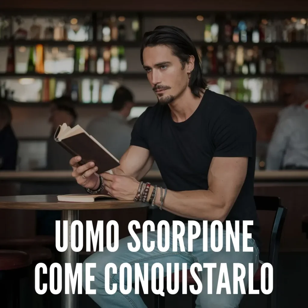 Uomo Scorpione innamorato